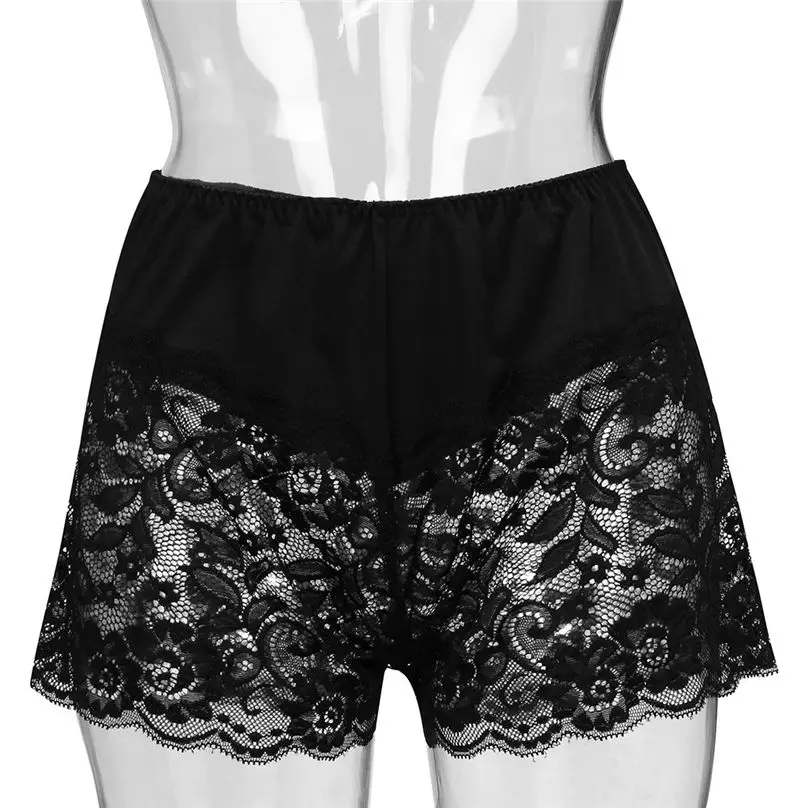 New Women Boxer Sexy Lace Panties Safety Pant Short Pants Sexy Lingerie Stretch Underwear short feminino S-3XL (8)