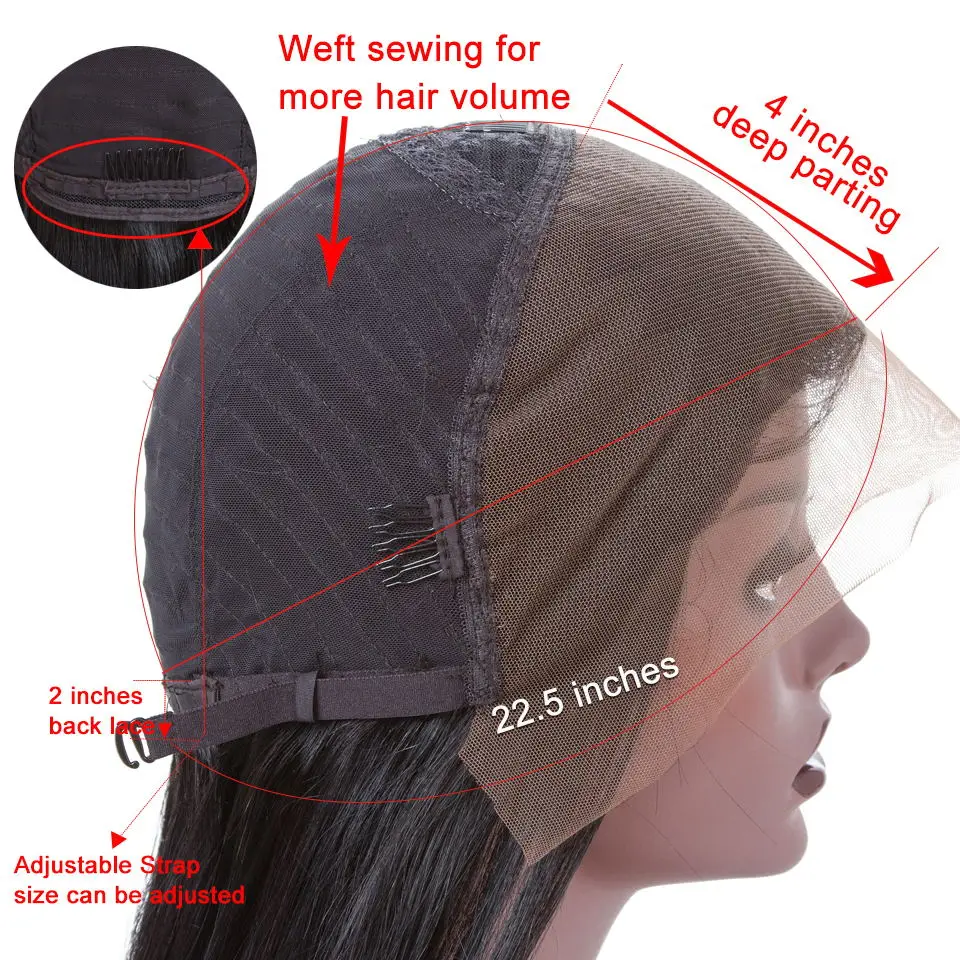 Lace Front Wigs 13x4 Lace Front Human Hair Wigs Brazilian Remy Hair Human Body Wave Wig