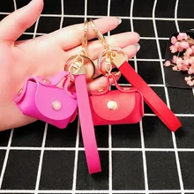 Напрямую от производителя продажи Южная Корея креативный PU кожаный мешок автомобиля цепочка для ключей для сумки мужчин и женщин талии Висячие Подвески с ключиками