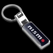 Автомобильный стильный модный металлический брелок-кольцо брелок-цепочка брелок для Nissan Nismo Almera Juke Qashqai Tiida X Trail Note Teana 350Z 370Z