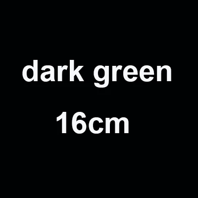 dark green 16cm Воротник из лисьего меха для капюшона, натуральный Лисий мех, капюшон с отделкой, шарф, большой меховой воротник, натуральный мех лисы воротник, отделка на заказ, Ms. MinShu - Цвет: dark green 16cm