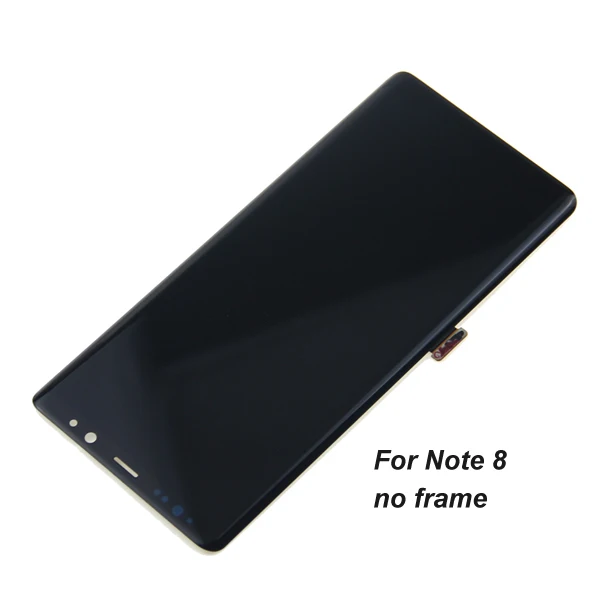 Black no frame Супер AMOLED дисплей совместим с samsung Galaxy Note 8 N950A N950F lcd кодирующий преобразователь сенсорного экрана в сборе с рамкой с инструментом - Цвет: Black no frame