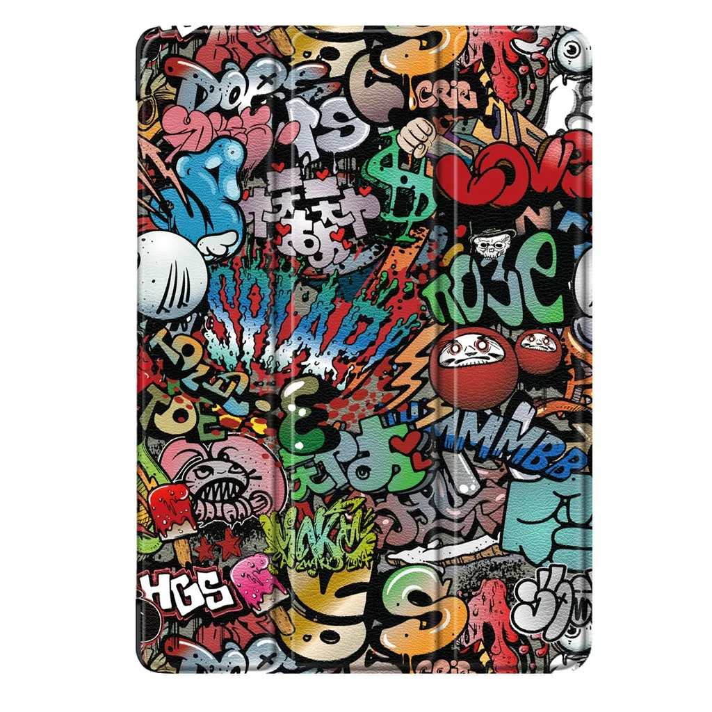 Smart Case For iPad 10.2 Tablet Stand Case Leather Smart Cover Folio Case Auto Wake Cover Case 1018#2