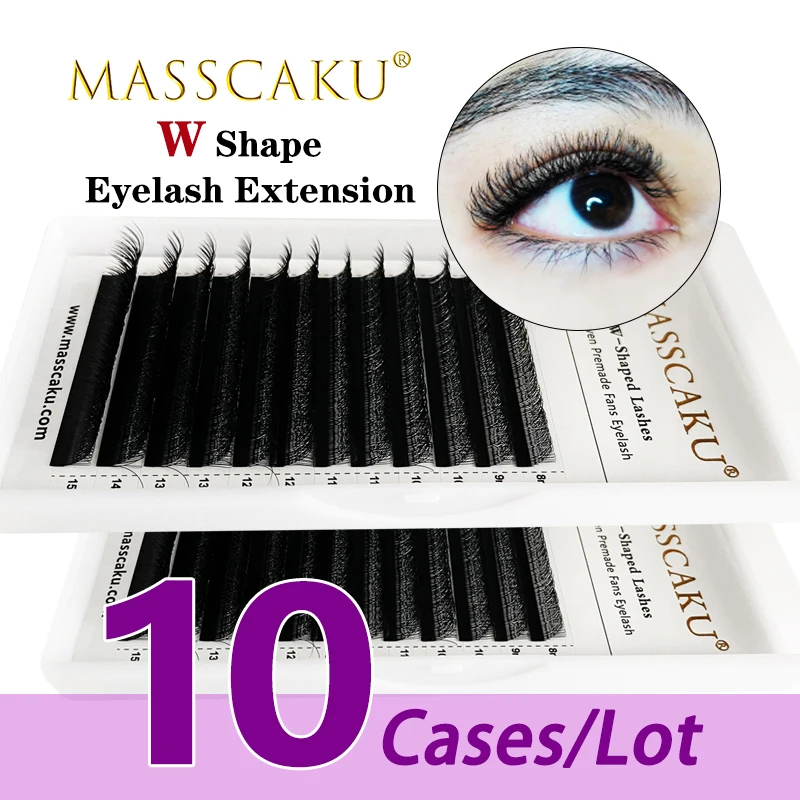 

10cases/lot 2021 Newest c/d curl premium WW individual eyelash lashes 8-15mm & mix length false eyelashes premade volume lashes