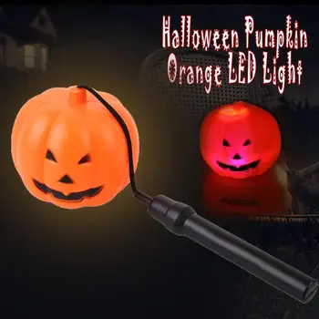 

Pumpkin Lantern Light Halloween Festival Home Decoration Prop Orange 17CM