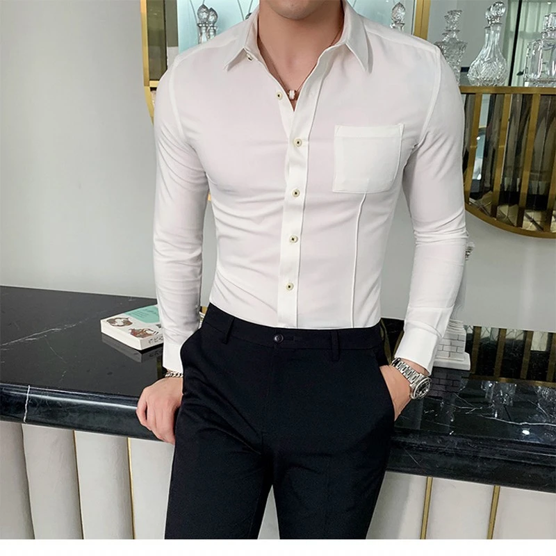 men's shirt with front pocket