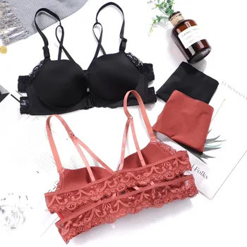 

Summer Hot Selling Noah's Ark ACC Cross-back Sexy Lace Bra Push up No Steel Ring Comfortable Underwear