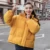 Корейский Стиль Зимняя женская пуховая Куртка Oversize Свободные С Капюшоном Женские пуховики Короткие Мягкие Твердые Женские пуховики