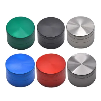 

1PC 63mm Tobacco Grinder Zinc Alloy Metal Tobacco Grinder 4 Layer Manual Mini Handmade Herb Spice Grinder Smoke Tobacco Crusher