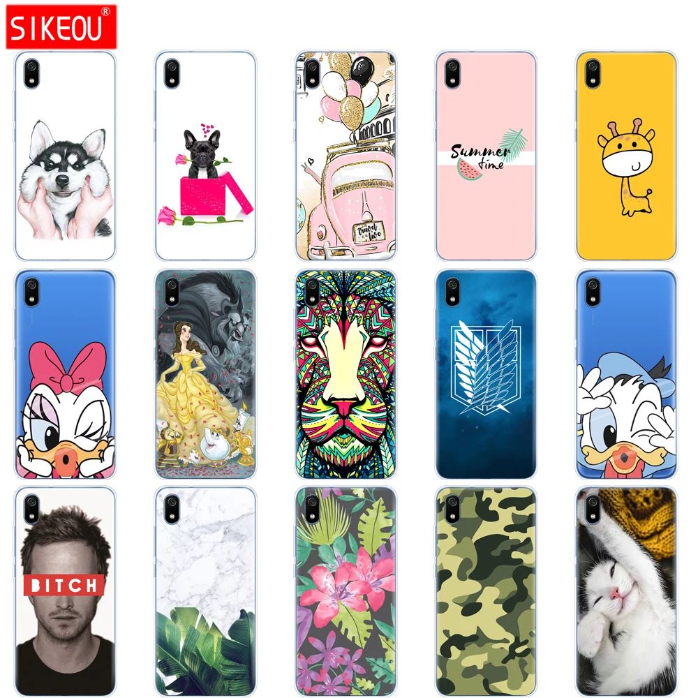 Силиконовый чехол для xiaomi redmi 7a, чехлы с полной защитой, мягкая задняя крышка из ТПУ для redmi 7 a, бампер hongmi 7a, чехол для телефона