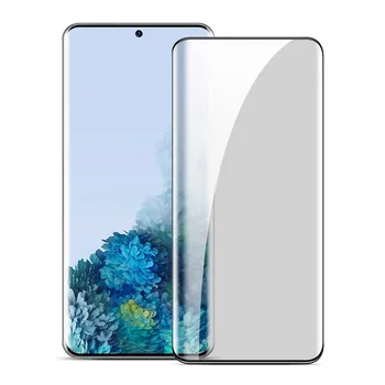 

(Support Fingerprint Recognition) 3D Full Coverage Tempered 9H Glass Screen Protector for Samsung Galaxy S20 Plus Ultra All glue