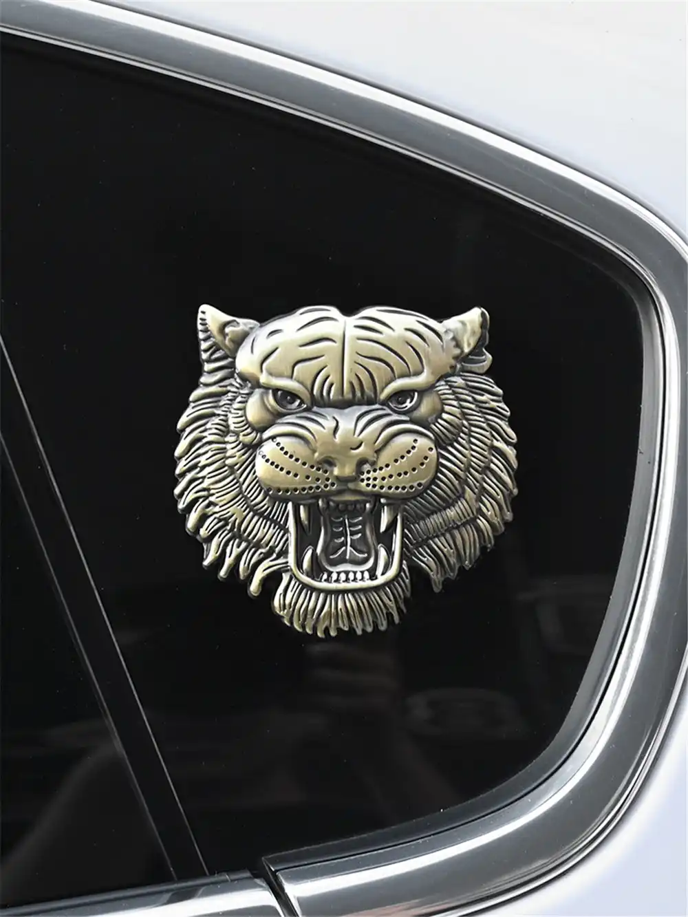 車タイガーヘッドトーテム車のロゴ3d三次元金属車のステッカーオフロード車ステッカー中国ネット標準サイドマーク 車のステッカー Aliexpress