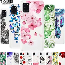 Para Samsung Galaxy A31 caso suave de silicona TPU para Samsung A32 5G Caso 32 transparente Funda para Samsung 31