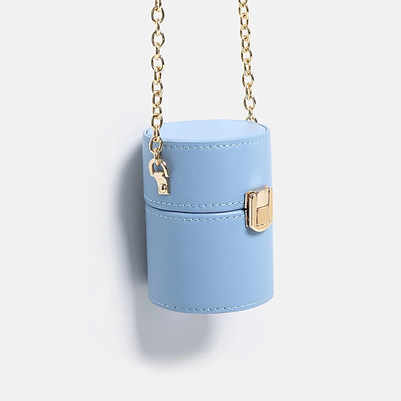 

bags for women 2019 summer new cute solid color cylinder bag chain shoulder Messenger bag bolsa feminina сумки женские