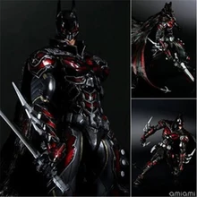 Play Arts DC Бэтмен Фигурка Темный рыцарь поднимается красный ограниченная версия игрушки Модель 25 см