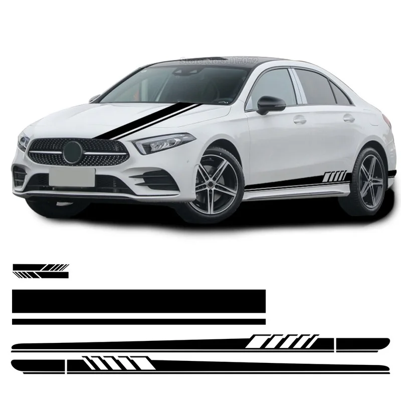 345cm Universal Styling Car Stickers Auto Full Body Car Stickers Long