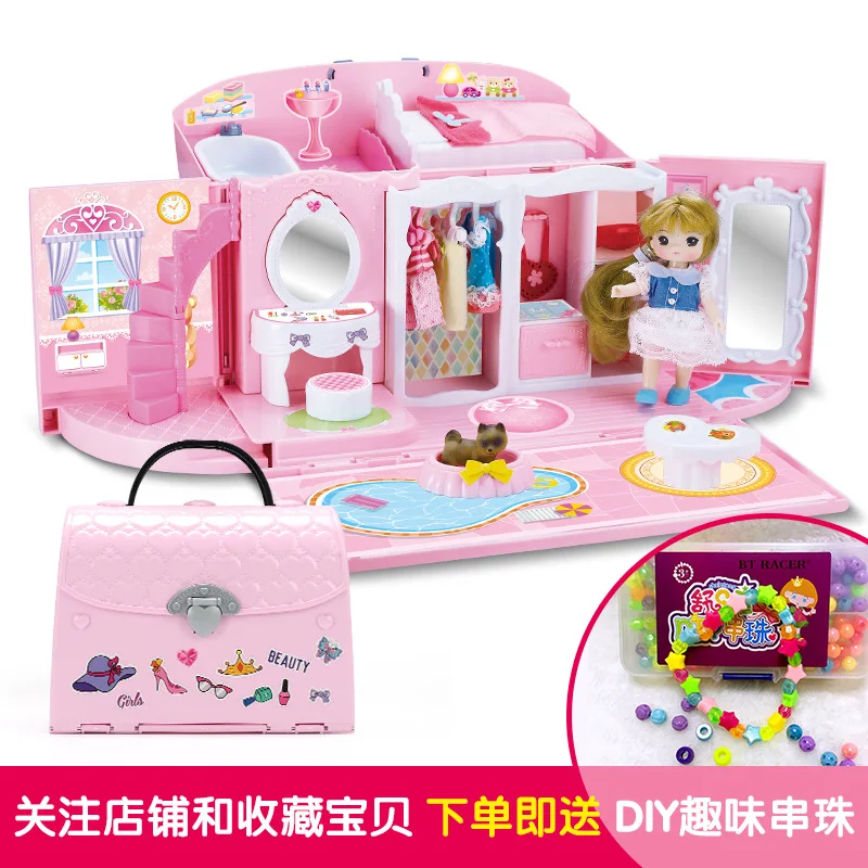 

Small Scholars 502c Pink Little Princess Fantasy Handbag Doll House Dreamy Handbag House GIRL'S Play House Toys