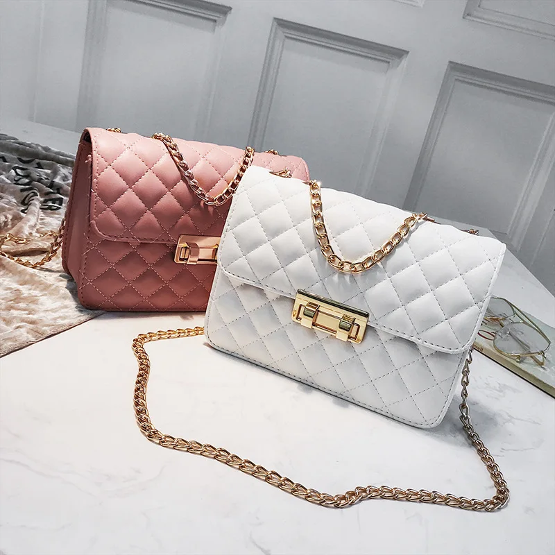 

INS Super Fire Bag Women's 2018 New Style Fashion Rhombus Autumn And Winter Versatile Shoulder Bag