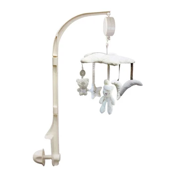 

Baby Rattles Crib Mobiles Toy Musical Crib Mobile Bed Bell Baby Rattle Rotating Bracket Toys Holder Early Educational Toy