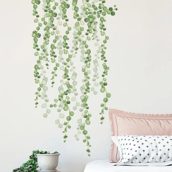 

Decor Wall Sticker Pvc Green Leaf Removable Vinyl Decal Wall Sticker Room