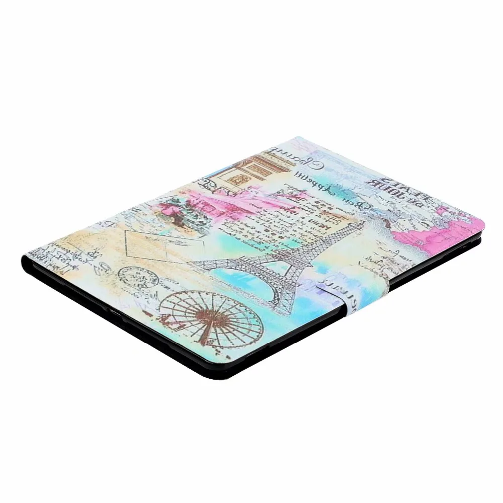 Модный мультяшный футляр с рисунком чехол для планшета для нового IPad 7th Gen 10,2 дюймов смарт-Стенд чехол Funda Coque+ ручка