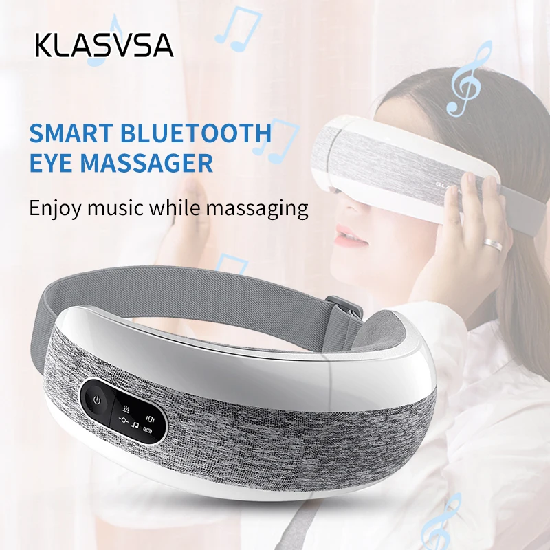 Photo Product DARCON Electric Eye Massager Hot Compression Air Pressure Vibrator Bluetooth Foldable Eye Massage Instrument Massage Relaxtion