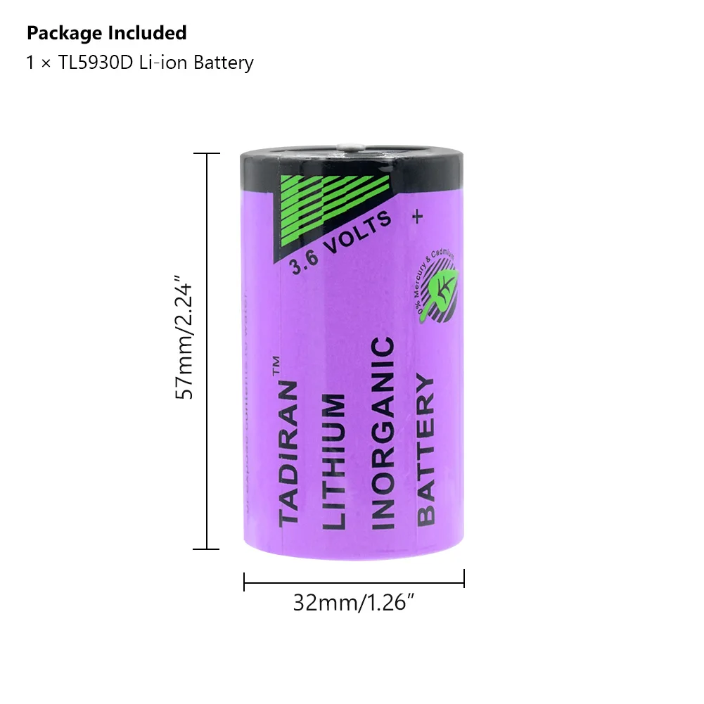 19000 мАч D батареи TL-5930 размер D 3,6 В литиевая PLC батарея промышленная для Plc контроллер Am1 Lr20 D ячейка RF система