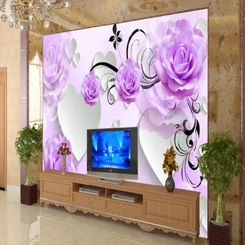 

3D Large Mural Modern Minimalist Film and Television Wall Paper Seamless Wallpaper Living Room Sofa TV Backdrop