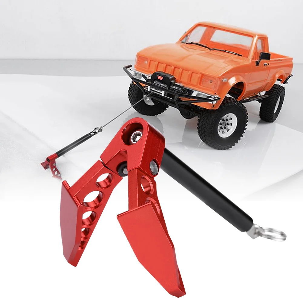 

1/10 RC Crawler Car Metal Fold up Anchor Winch Anchor Earth Ground Tool Fit for Axial SCX10 D90 CC01