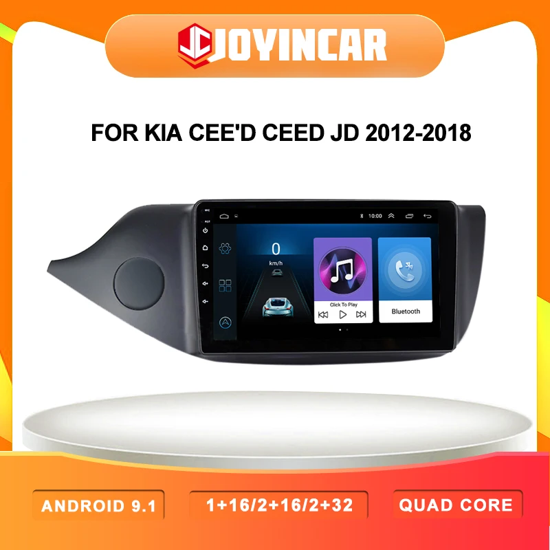 2 din Android 9 1 автомобильный Радио мультимедийный плеер авторадио для KIA Cee 'd CEED JD 2012