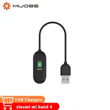 Mijobs USB charging dock cable for xiaomi mi band 4 smart bracelet charger adapter for miband smart wristband accessories