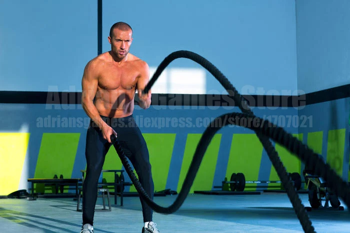 9/12/15 м Боевая веревка силовых тренировок Crossfit борьба веревка выносливость Burpee шлема веревки тяжелые 10-22 кг высокое качество