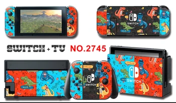 

Vinyl Cover Decal Skin Sticker Dinosaur Stickers for Nintendo Switch NS Console + Controller + Stand Holder Skins Sticker Protec