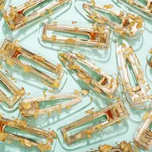 17KM, новинка, золотые заколки для волос для женщин, сделай сам, модные шпильки, набор, женская одежда для волос, Корея, ювелирное изделие, Прямая поставка