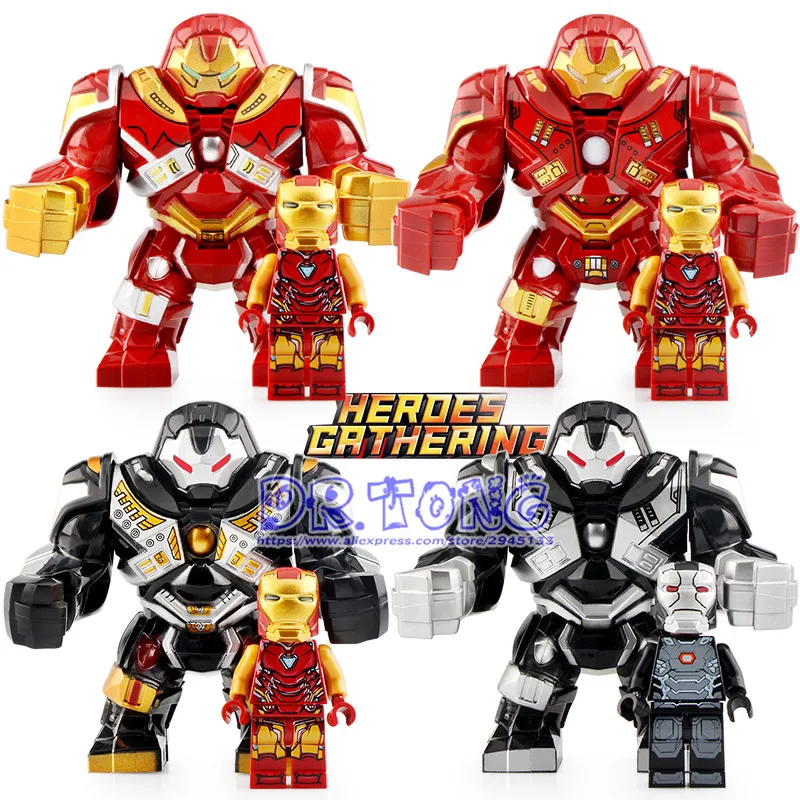 

20PCS Building Blocks Avengers 4 Endgame Iron Man Hulk 7CM big size Action Figures Collection Toys For Children gifts GD225