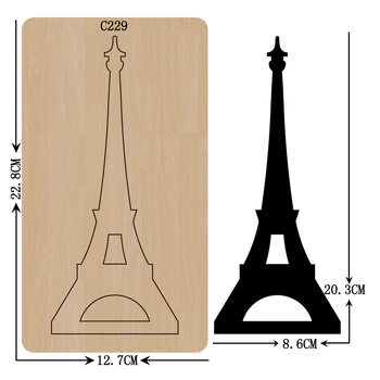 

New Tower Wooden die Scrapbooking C-229 Cutting Dies Compatible with most die cutting machines