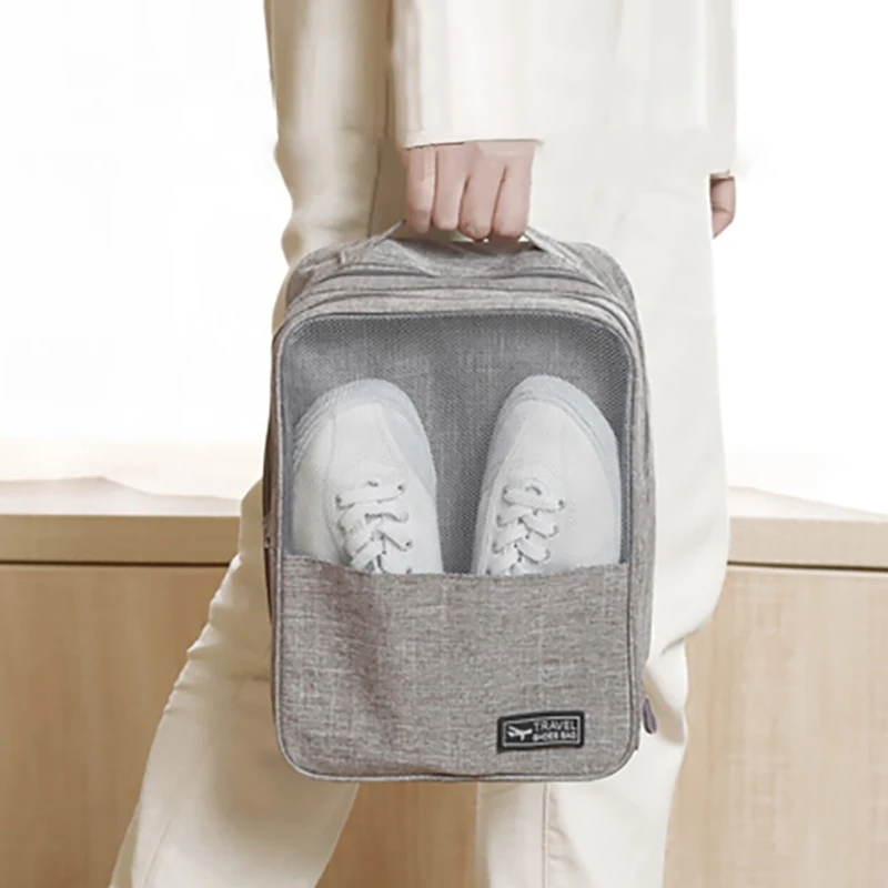 light grey shoes and bag