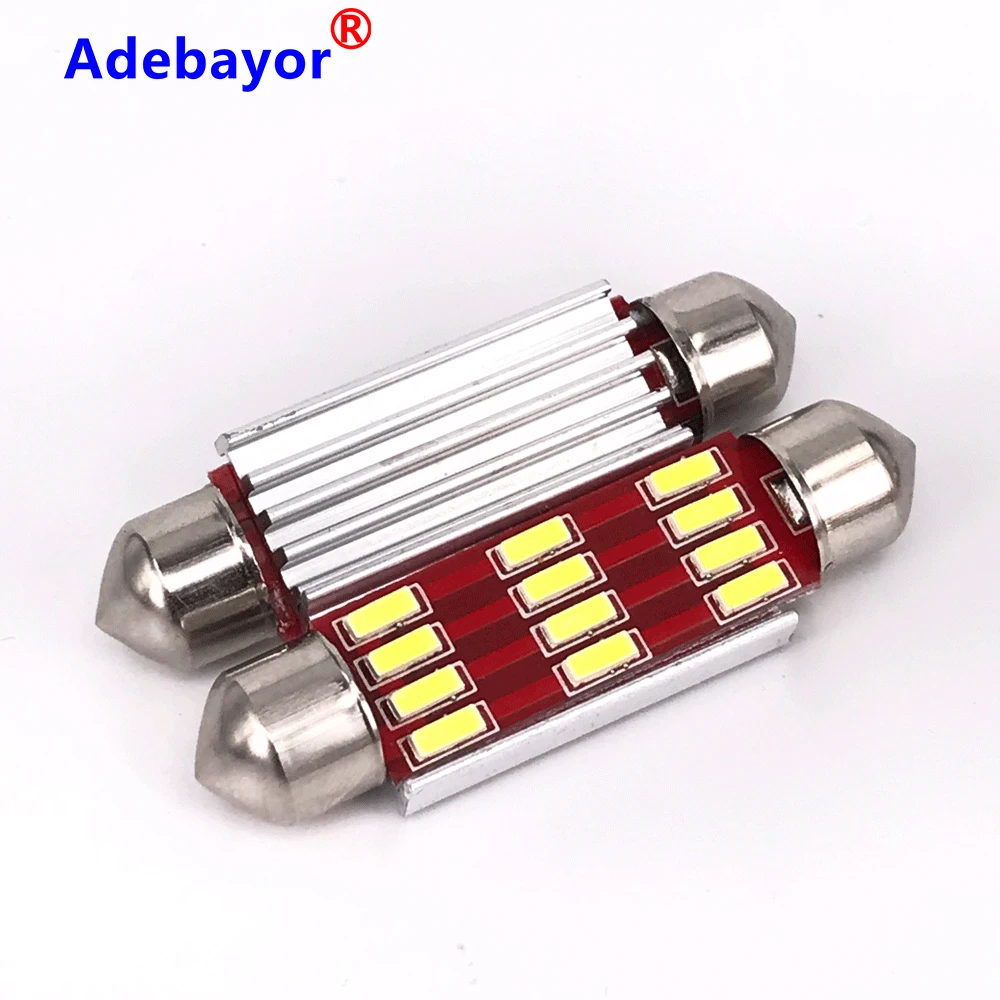 佺  C5W CANBUS   31mm 36mm 39mm 41mm, ڵ  4014 12 SMD LED ڵ ׸    12V, 50 