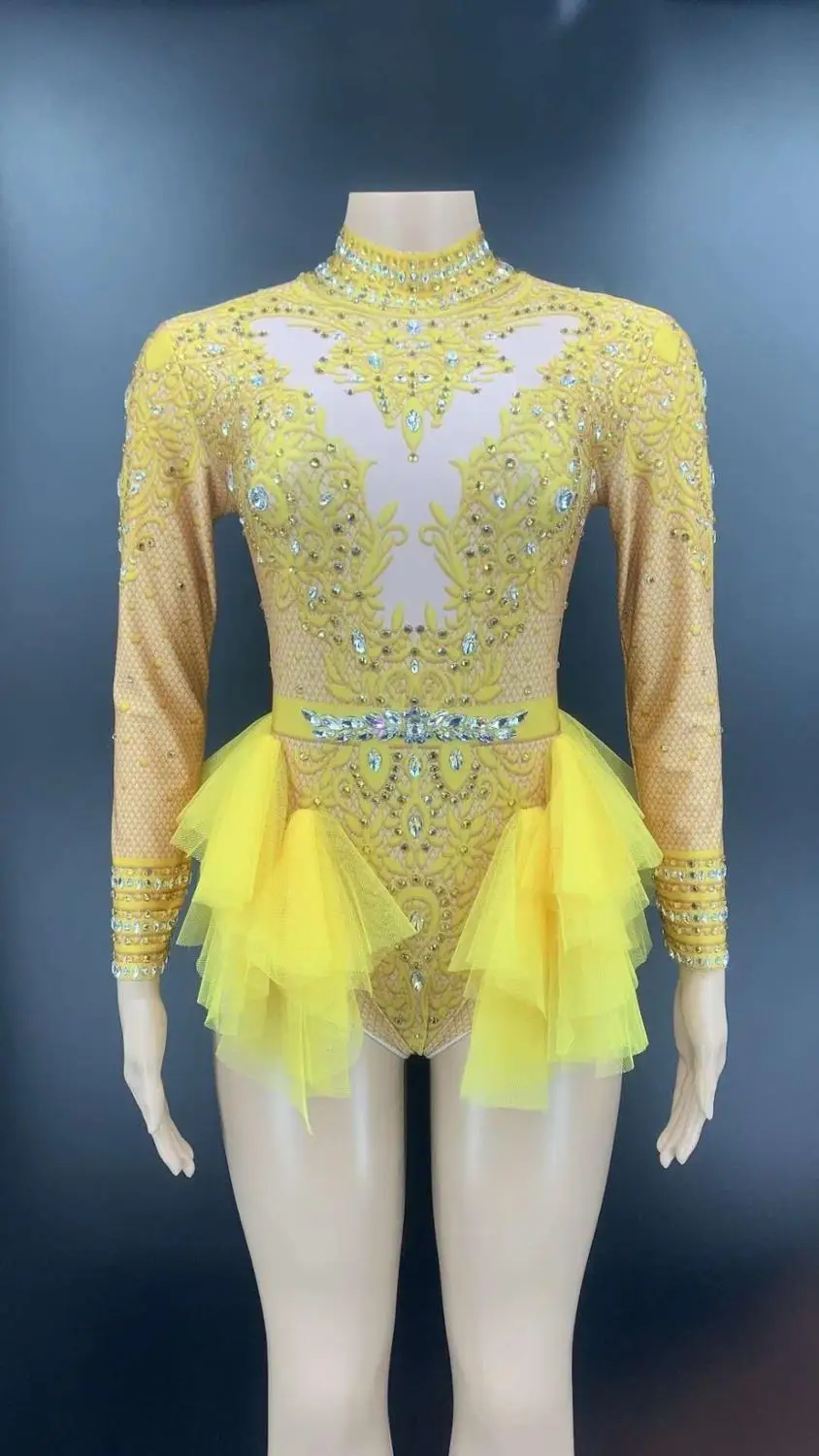 

Вечерние ний сексуальный комбинезон для девушек, Блестящий Комбинезон для сцены, ночного клуба, бара, шоу, певицы, джазового танца, боди