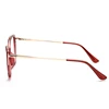 Anti-blue Light Cat Eye Prescription Spectacle Women Myopia Lens Photochromic Glasses Diopter 0 -0.5 -0.75 -1.0 -2.0 To -6.0 2