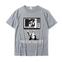 Mademak X mtv-mtv Made In The 80s Vintage chemise pour Fans MTV hommes femmes t-shirts Tops chemise en coton hommes t-shirts nouveaux 3