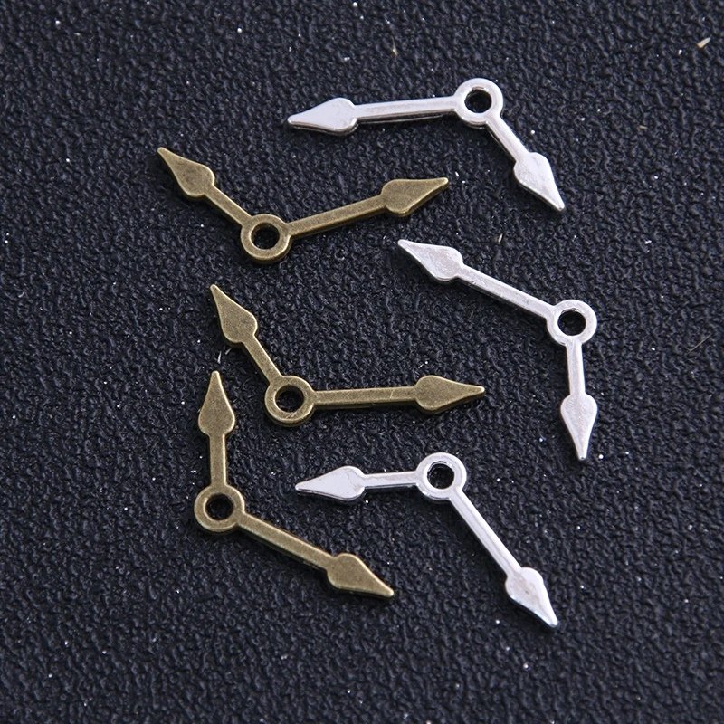 30PCS 10*27mm Two Color Vintage Metal Zinc Alloy Steampunk Pointer Charms Fit Jewelry Pendant Charms Makings 30PCS 10*27mm Two Color Vintage Metal Zinc Alloy Steampunk Pointer Charms Fit Jewelry Pendant Charms Makings
