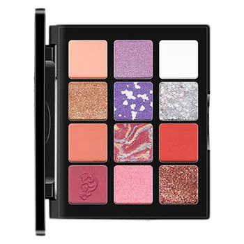 

1Pc Chinese Style Dragon And Phoenix With Carved 12 Color Sequins Matte Pearl Light Not Easily Dizzy Catch Eye Shadow