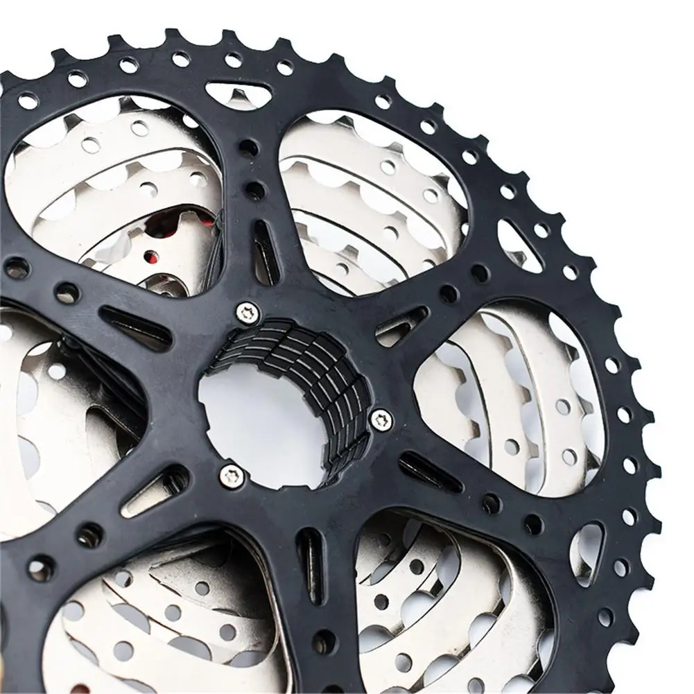 Cassette 11 Vitesses 9-11-42T Pour VTT - Compatible Roue Libre XD - Neuf Légère - Argent
