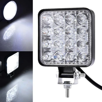 

27W/48W Work Light Waterproof Dust-proof Work Lamp for Bicycle Truck Bike Car D4mini car lights BJStore