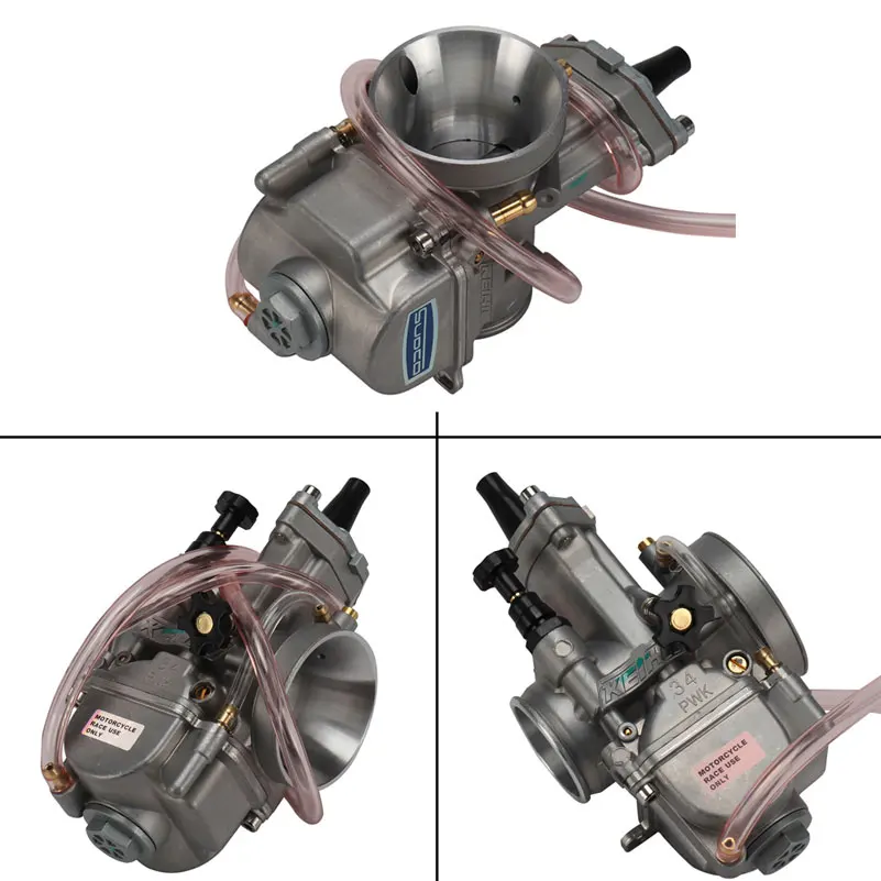 Мотоцикл PWK 28 30 32 34 мм Карбюратор ПОДХОДИТ 2 т/4 т с силовой струей карбюратора гоночный Байк Скутер ATV UTV внедорожный