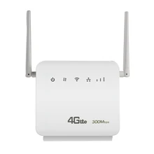 Разблокированный 300 Мбит/с Wi-Fi роутеры 4G LTE CPE мобильный роутер с поддержкой порта LAN sim-карты и Европы/Азии/Ближнего Востока/Африки