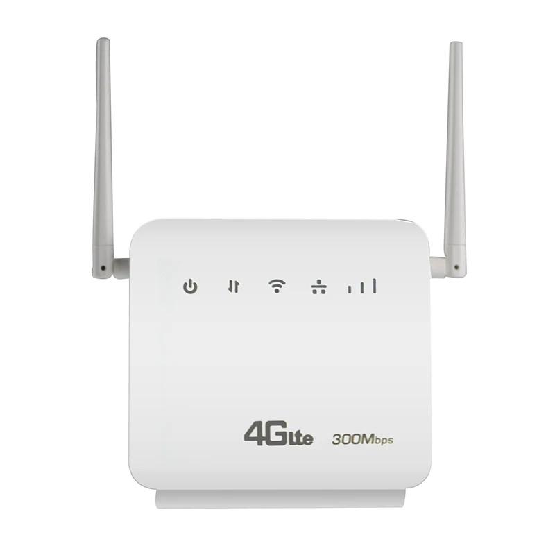 Unlocked 300Mbps Wifi Routers 4G LTE CPE Mobile Router with LAN Port Support SIM card and 1