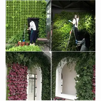

9/18/36/49/64 Pockets Garden Container Potato Grow Pot Planter Vertical Spring Creative Balcony Seedling Bag Vegetable Nonwoven