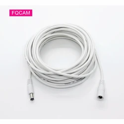 Câble d'alimentation DC 12V, 3M 5M 10M 15M 20M 30M 50M 2.1x5.5mm, cordon d'alimentation pour caméra CCTV, bande LED pour imprimante Radio 